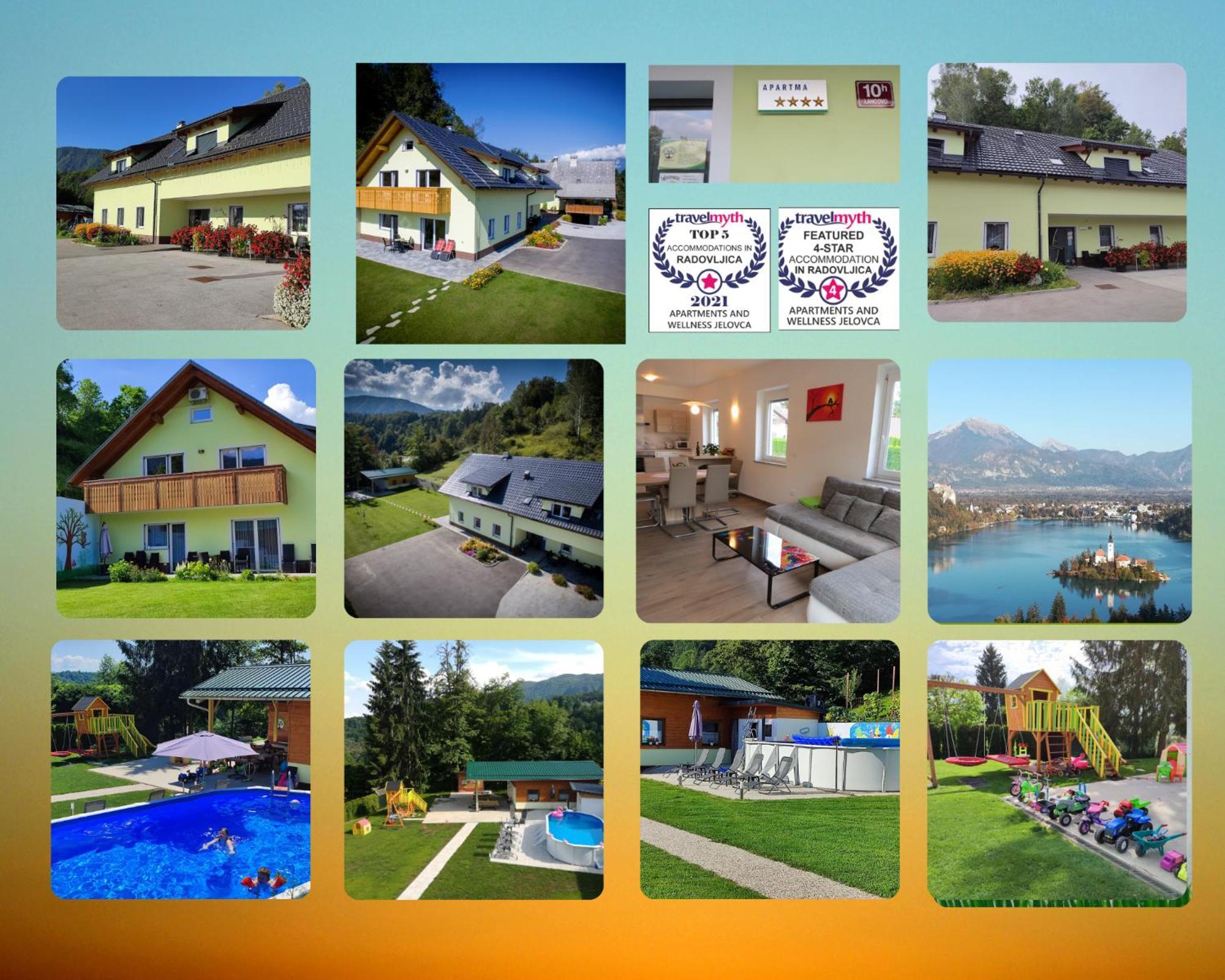 Apartments And Wellness Jelovca Radovljica Exterior foto